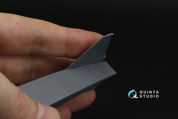 Quinta Studio QD48630 Fokker D.VII 3D-Printed &amp; coloured Interior on decal paper ( Eduard ) 1/48