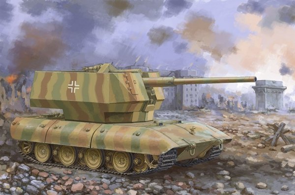 Trumpeter 09585 E-100 Flakpanzer w/12.8cm Flak 40 1/35