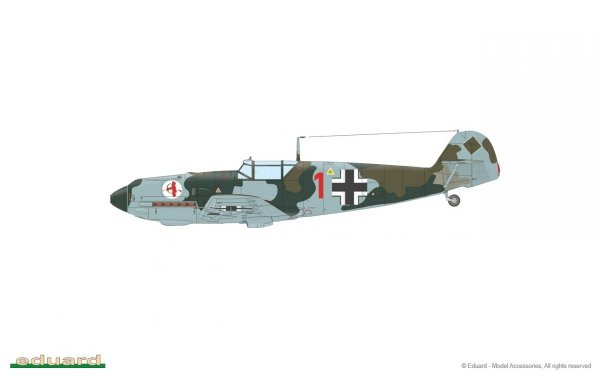 Eduard 7032 Bf 109E-3 ProfiPACK edition 1/72