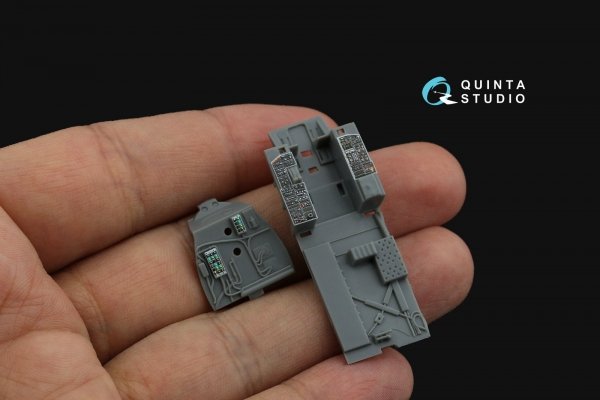 Quinta Studio QD72079 F-15C Early/F-15A/F-15J early 3D-Printed &amp; coloured Interior on decal paper (GWH) 1/72