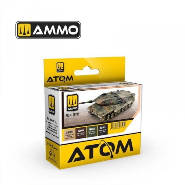 AMMO by Mig Jimenez 20719 ATOM NATO Color Set 4x20ml