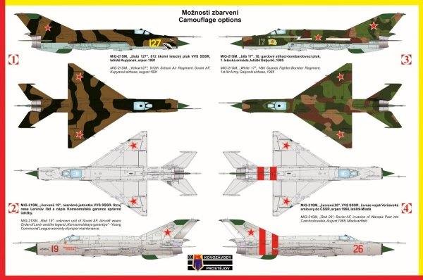 Kozavody Prostejov KPM0098 MiG-21M/SM (1:72)