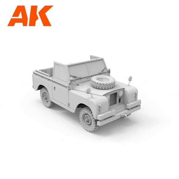 AK Interactive AK35012 LAND ROVER 88 SERIES IIA ROVER 8 1/35