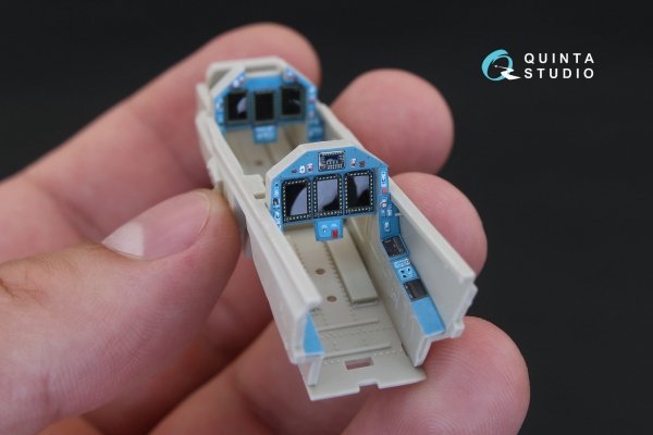 Quinta Studio QD48157 Yak-130 3D-Printed coloured Interior on decal paper (for KittyHawk kit) 1/48