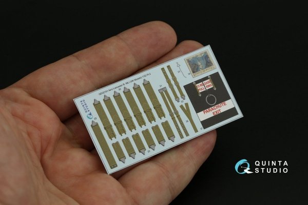 Quinta Studio QD32151 Avro Lancaster B. Mk.I 3D-Printed &amp; coloured Interior on decal paper (HK Model) 1/32