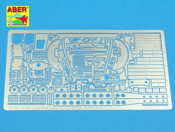 Aber 35A090 Additional set with parts for engine and suspension to german Steyr Type 1500 A/01 (1:35)