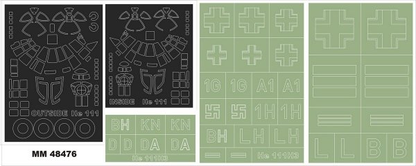 Montex MM48476 He 111H-3 ICM 48261 1/48