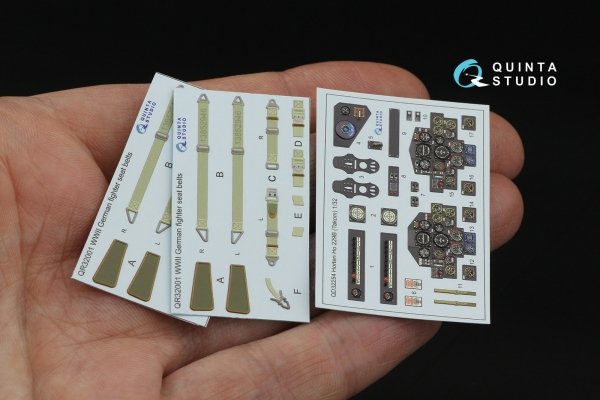 Quinta Studio QD32254 Horten Ho 229B 3D-Printed &amp; coloured Interior on decal paper (Takom) 1/32