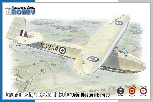 Special Hobby 48203 Grunau Baby IIB/Nord 1300 'Over Western Europe' 1/48