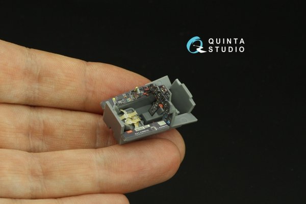 Quinta Studio QD48314 Fw 190A-3 3D-Printed &amp; coloured Interior on decal paper (Tamiya) 1/48