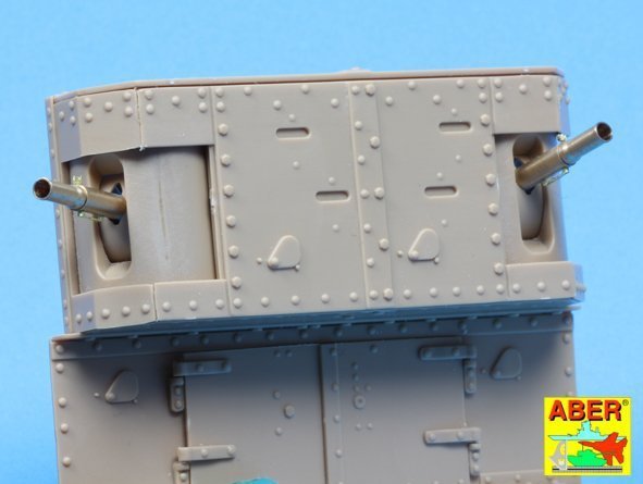 Aber 35L-156 Barrels for British WWI Tank Mark IV – Female (1:35)	