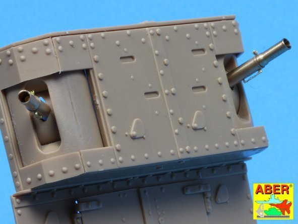 Aber 35L-156 Barrels for British WWI Tank Mark IV – Female (1:35)	