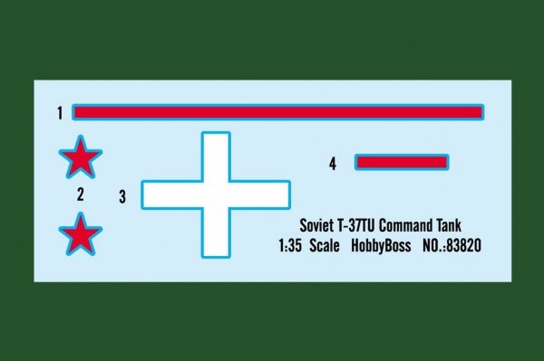 Hobby Boss 83820 Soviet T-37TU Command Tank (1:35)