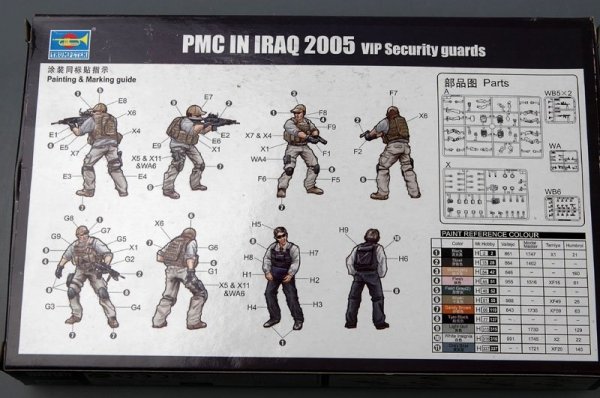 Trumpeter 00420 PMC in Iraq 2005-VIP Security Guards (1:35)