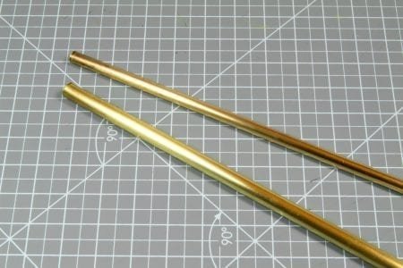 AK Interactive AK9110 BRASS PIPES 1.1MM Ø. 5 UNITS.