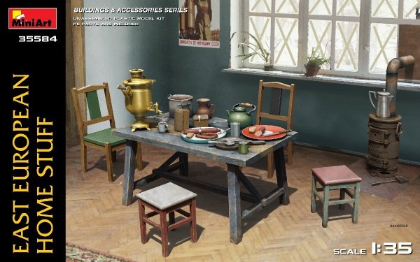 MiniArt 35584 EAST EUROPEAN HOME STUFF 1/35
