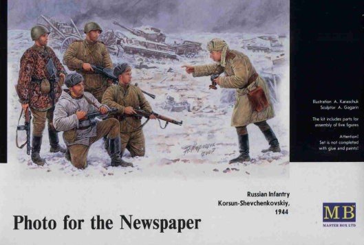Master Box 3529 Russian Infantry. Korsun-Shevchenkovskiy, 1944 (1:35)
