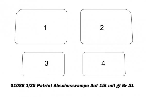 Trumpeter 01088 Patriot Abschussrampe auf 15t mil gl Br A1 1/35