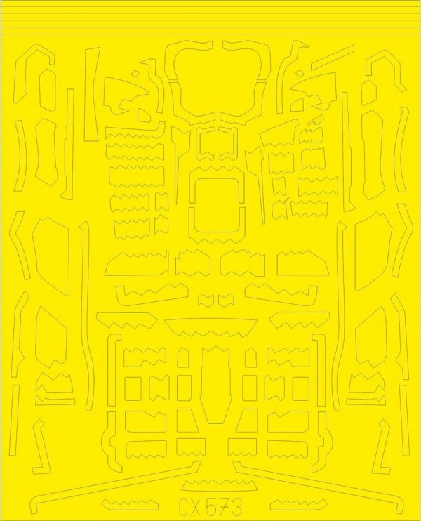 Eduard CX573 F-35B surface panels ACADEMY 1/72