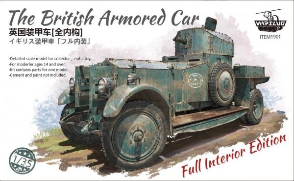 Warslug 1901 The British Armored Car 1/35
