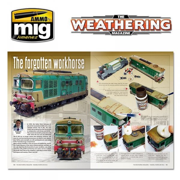 AMMO of Mig Jimenez 4516PL The Weathering Magazine - WASHES, Filtry i Farby olejne EDYCJA Polska