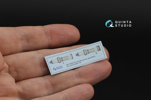 Quinta Studio QR+32048 Pre-war/early WWII US fighter seat belts (with metal buckles) (All kits) 1/32