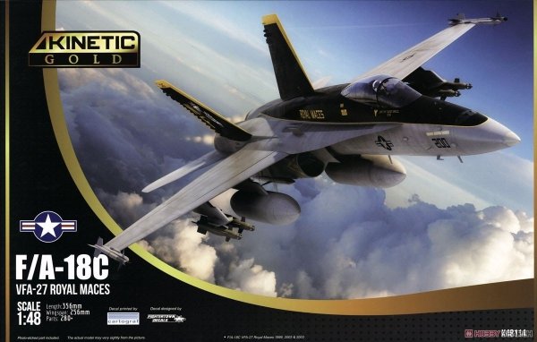 Kinetic K48114 F/A-18C VFA-27 Royal Maces 1/48
