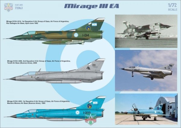 Modelsvit 72063 Mirage III EA/EBR 1/72