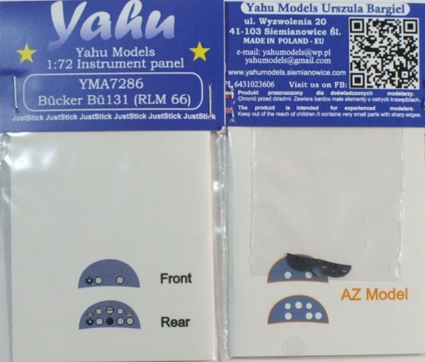 yahu YMA7286 Bucker Bu-131 (RS Modelels) 1:72