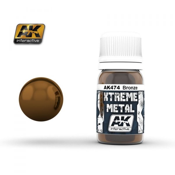 AK Interactive AK474 XTREME METAL BRONZE 30ml
