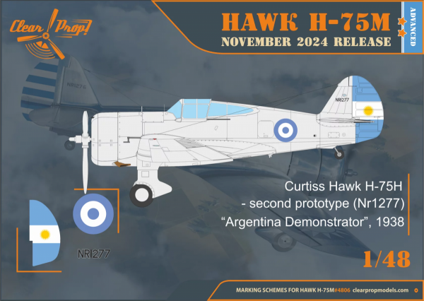 Clear Prop! CP4806 H-75MHawk ADVANCED KIT 1/48