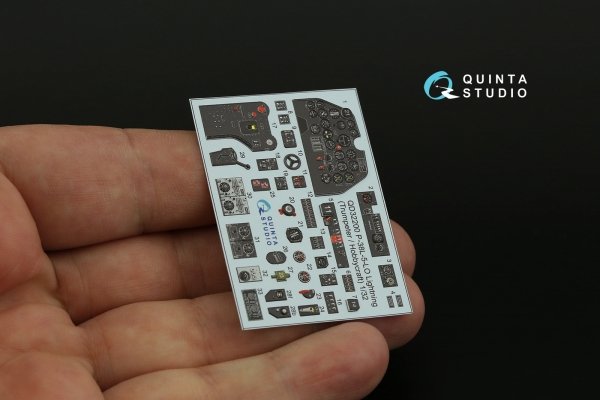 Quinta Studio QD32200 P-38L-5-LO Lightning 3D-Printed &amp; coloured Interior on decal paper (Trumpeter/Hobbycraft) 1/32