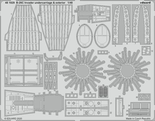 Eduard BIG49270 B-26C Invader ICM 1/48