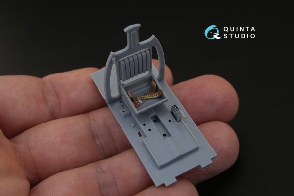 Quinta Studio QD32066 Ki-61-I 3D-Printed &amp; coloured Interior on decal paper (for Hasegawa kit) 1/32
