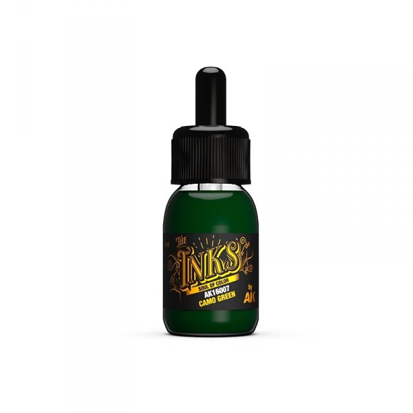 AK Interactive AK16007 CAMO GREEN – INK 30ml