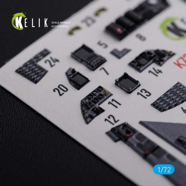 KELIK K72111 F-15E interior 3D decals for Academy kit 1/72