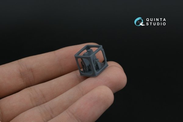 Quinta Studio QD+48569 APA-5D 3D-Printed &amp; coloured Interior on decal paper (KittyHawk/Zimi model) (with 3D-printed resin parts) 1/48