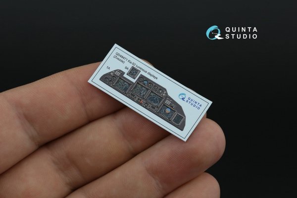 Quinta Studio QD48471 Ka-52 luminous displays for QD48470/QDS-48470 sets (Zvezda) 1/48