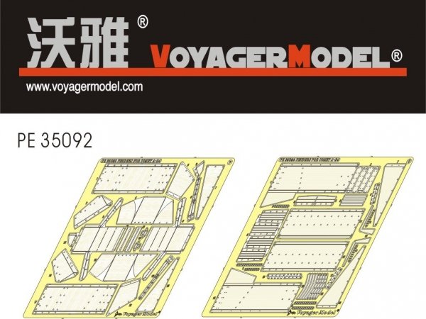 Voyager Model PE35092 A-34 Comet Kettenabdeckung Bronco 1/35