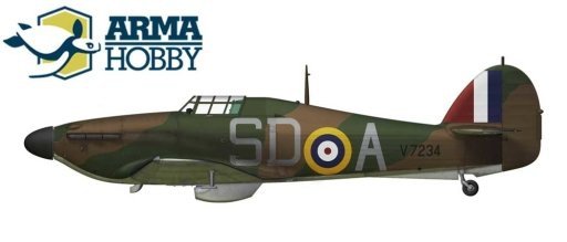 Arma Hobby 70019 Hurricane Mk I Expert Set 1/72