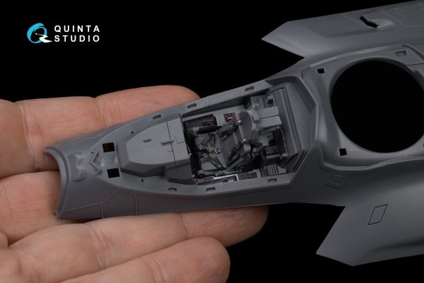 Quinta Studio QD48326 F-35B 3D-Printed &amp; coloured Interior on decal paper (Italeri) 1/48