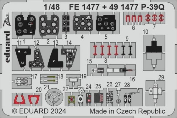 Eduard FE1477 P-39Q ARMA HOBBY 1/48