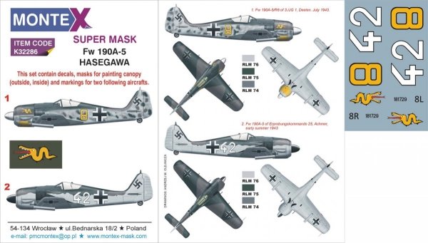 Montex K32286 FW 190A-5 1/32