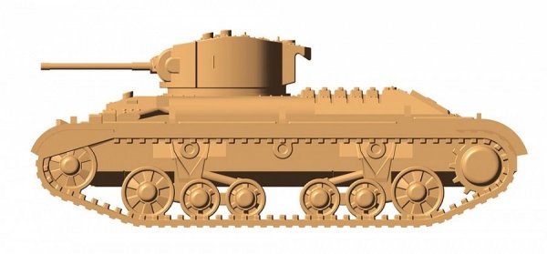 Zvezda 6280 British Infantry Tank &quot;Valentine” II 1/100