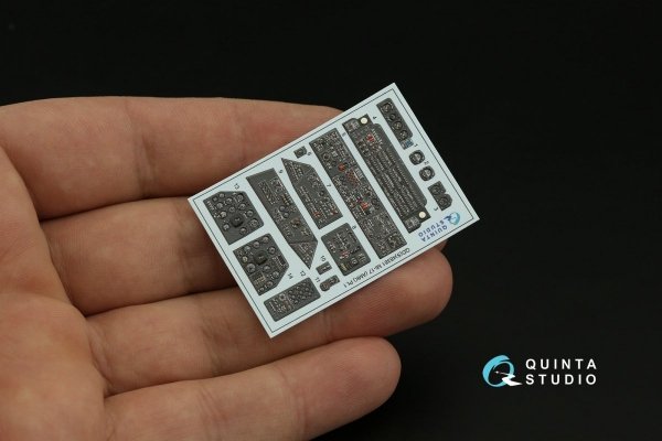 Quinta Studio QDS-48381 Mi-17 3D-Printed &amp; coloured Interior on decal paper (AMK) (Small version) 1/48