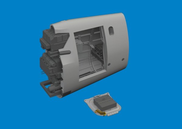 Eduard 6481133 P-40N radio compartment PRINT EDUARD 1/48