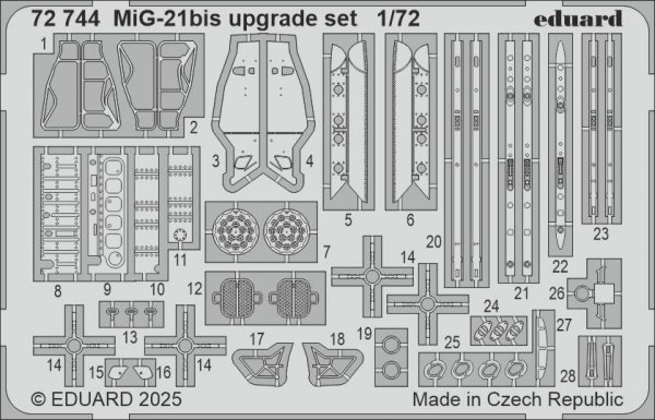 Eduard 72744 MiG-21bis upgrade set EDUARD 1/72