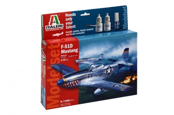Italeri 71086 F51 D MUSTANG Zestaw modelarski