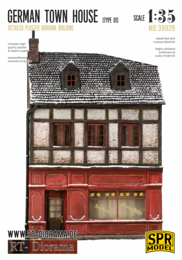 RT-Diorama 35029 German town house No.1 1/35