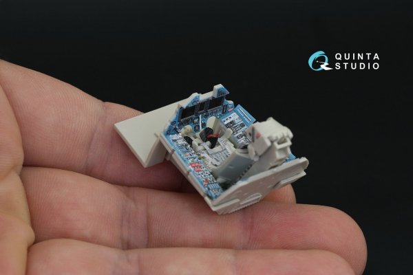 Quinta Studio QD48233 Su-27SM 3D-Printed &amp; coloured Interior on decal paper (KittyHawk) 1/48